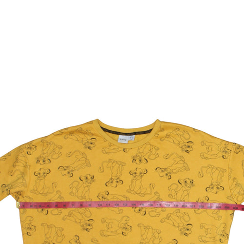 Disney Women’s Yellow Lion King Pullover Sweatshirt Size S