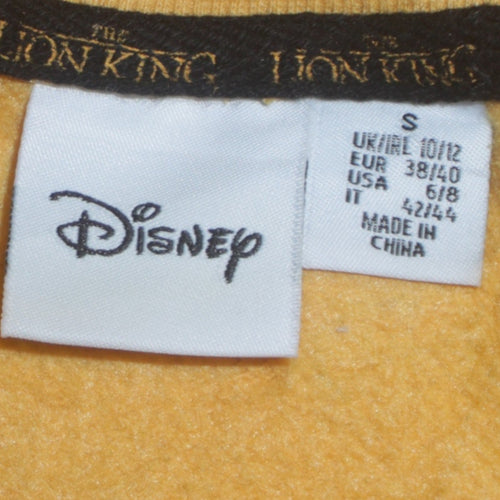 Disney Women’s Yellow Lion King Pullover Sweatshirt Size S