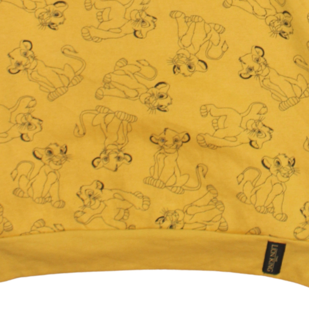 Disney Women’s Yellow Lion King Pullover Sweatshirt Size S