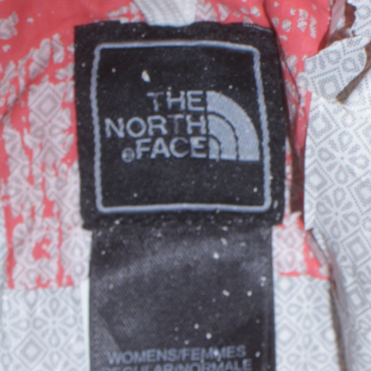 The North Face Womens Orange Waterproof Hooded Rain Jacket M