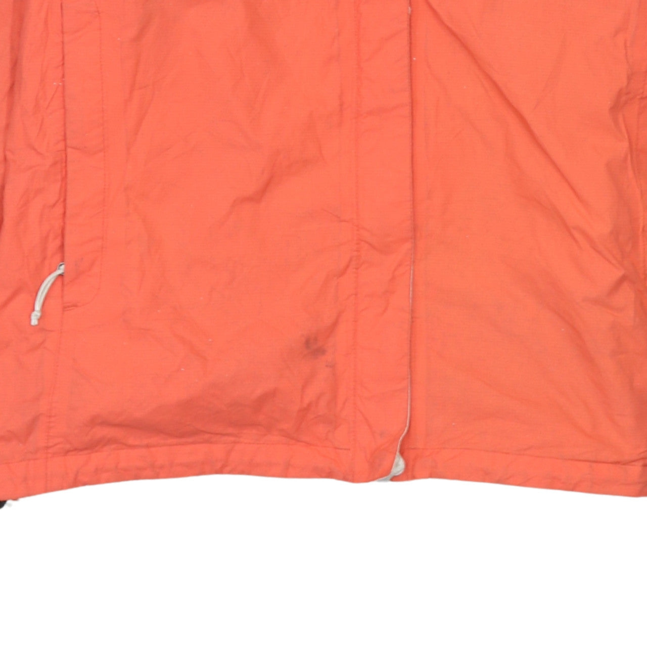 The North Face Womens Orange Waterproof Hooded Rain Jacket M