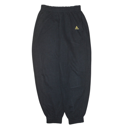 Adidas Womens Black Jogger Sweatpants Size M Regular Fit Fleece Trousers