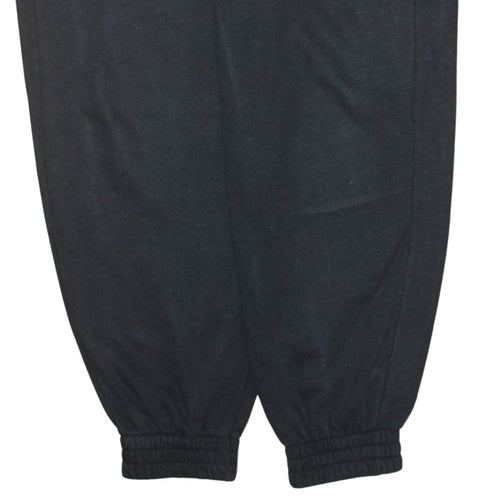 Adidas Womens Black Jogger Sweatpants Size M Regular Fit Fleece Trousers