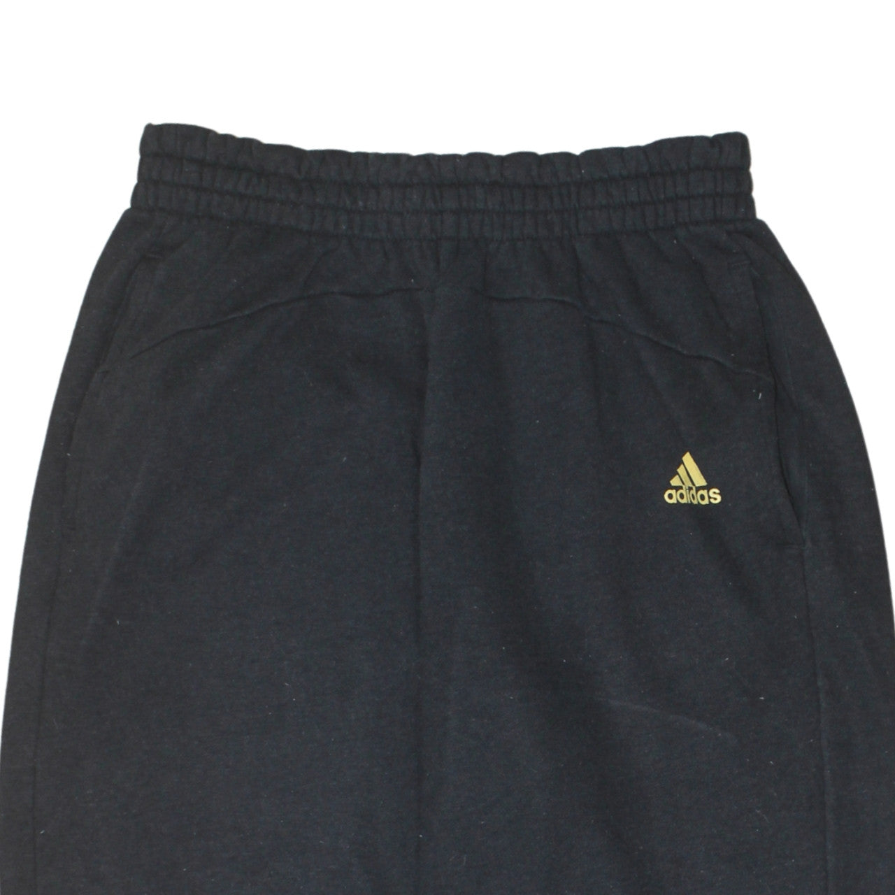 Adidas Womens Black Jogger Sweatpants Size M Regular Fit Fleece Trousers