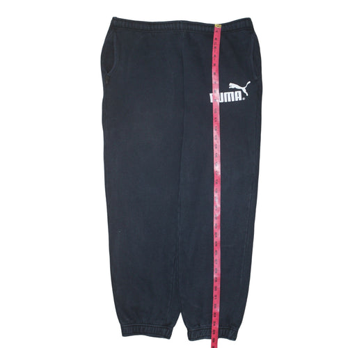 Puma Mens Black M Jogger Sweatpants Fleece Activewear Trousers