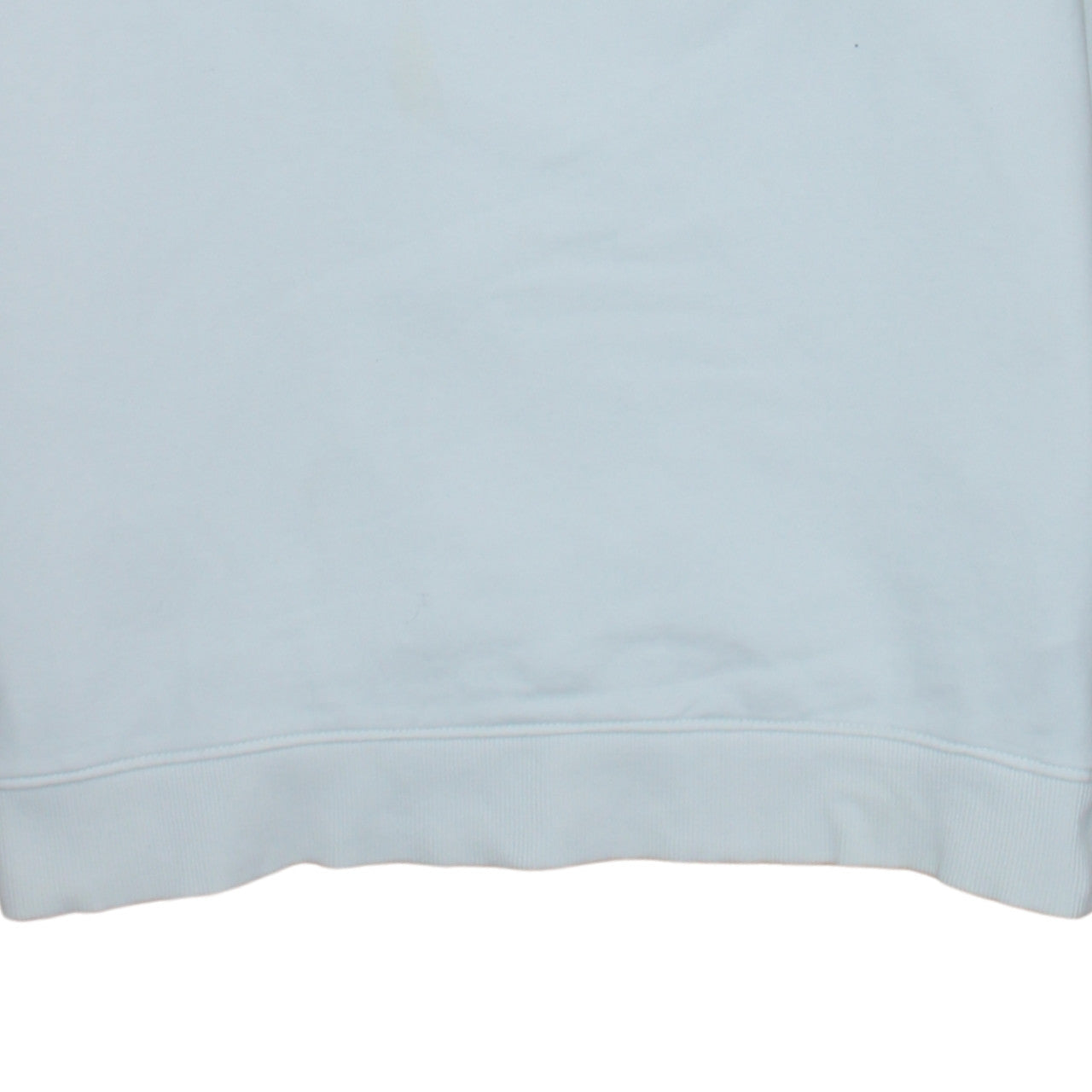 Tommy Jeans Men's White Logo Crew Neck Sweatshirt Size L