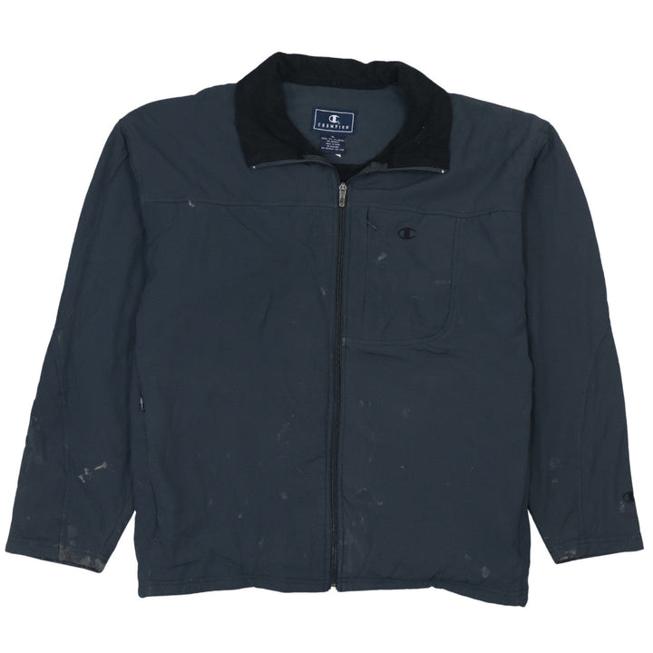Champion Mens Black XL Full Zip Sports Jacket