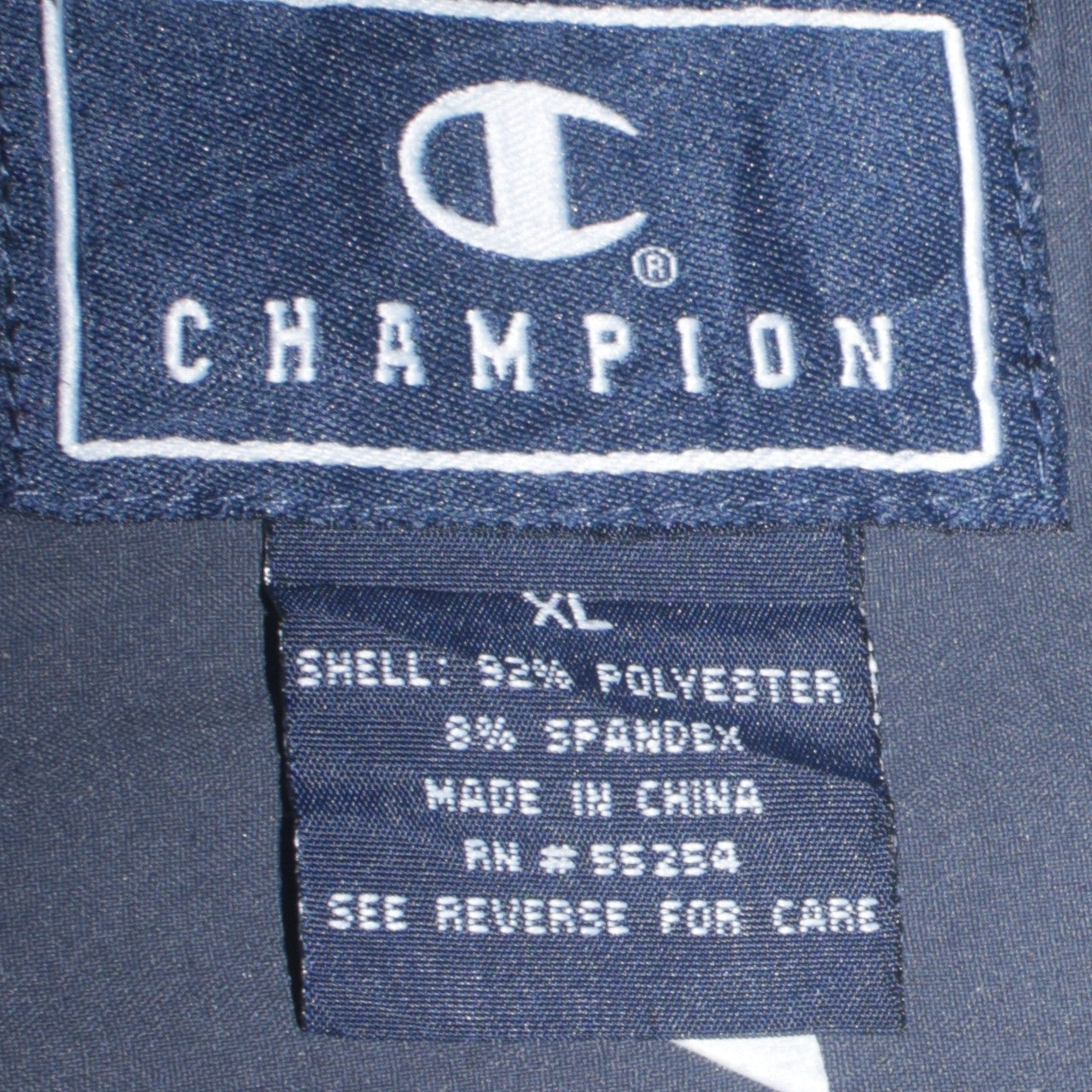 Champion Mens Black XL Full Zip Sports Jacket