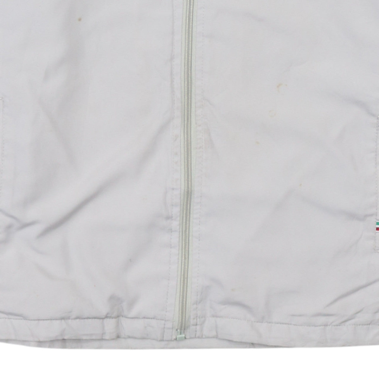 Fila Women White Full Zip Lightweight Sports Jacket Size L