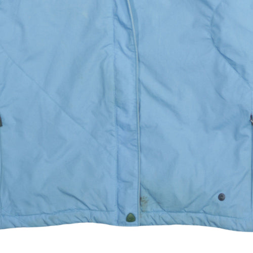 Columbia Women's Blue Waterproof Hooded Parka Jacket L