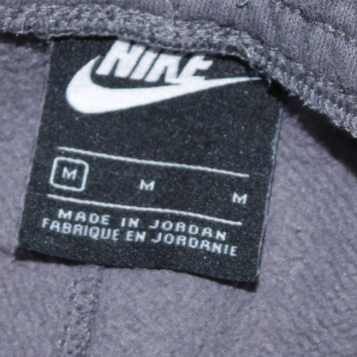 Nike Men's Grey Jogger Sweatpants M Regular Fit Fleece Activewear