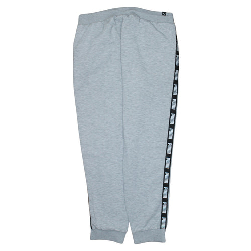 Puma Men's Grey L Pullover Sweatshirt Logo Sports Fleece