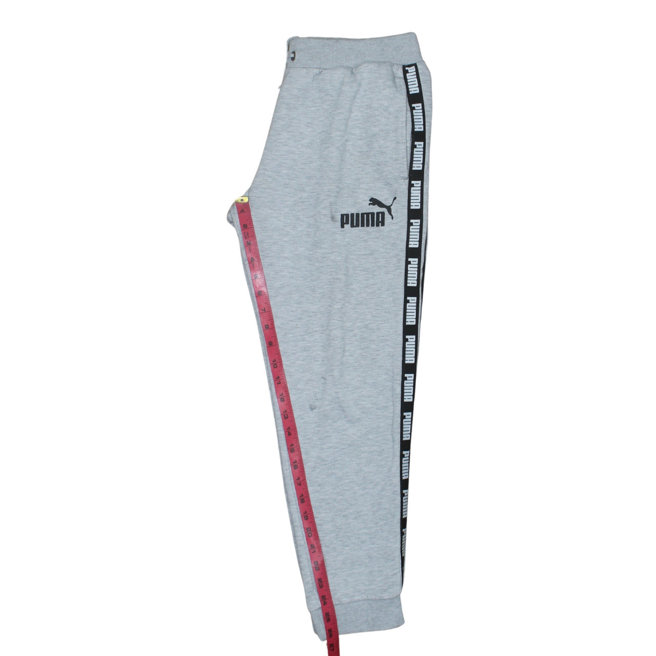 Puma Men's Grey L Pullover Sweatshirt Logo Sports Fleece