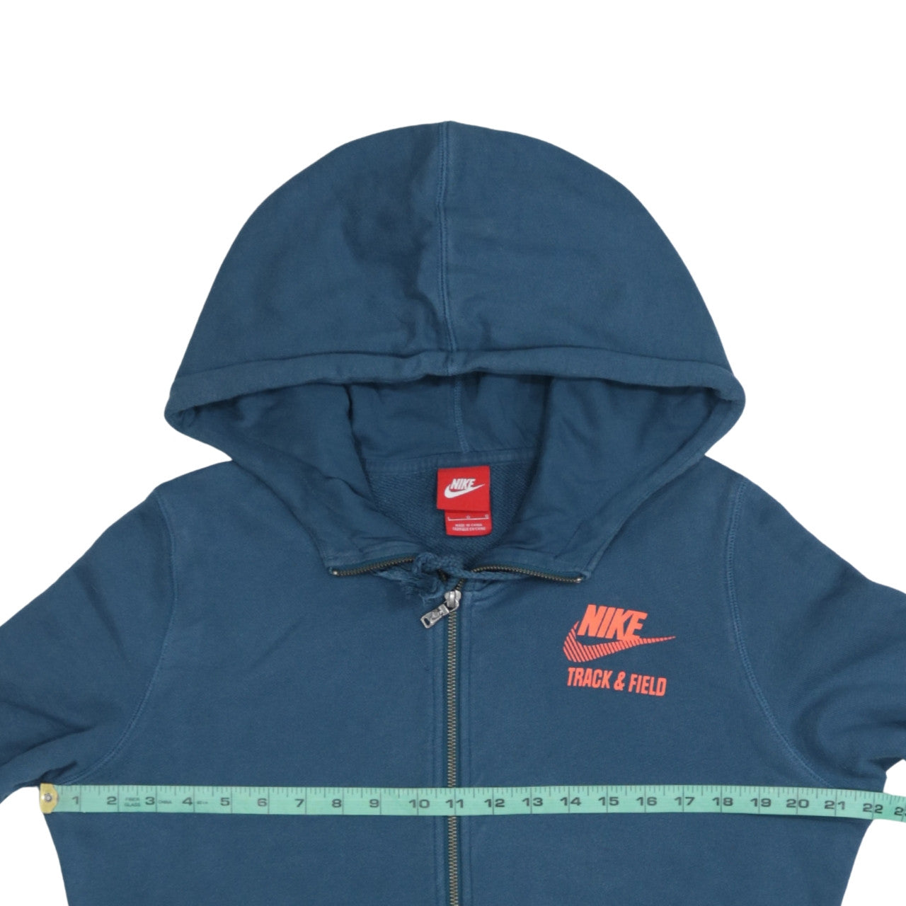 Nike Men's Blue Track & Field Full Zip Hoodie Size L