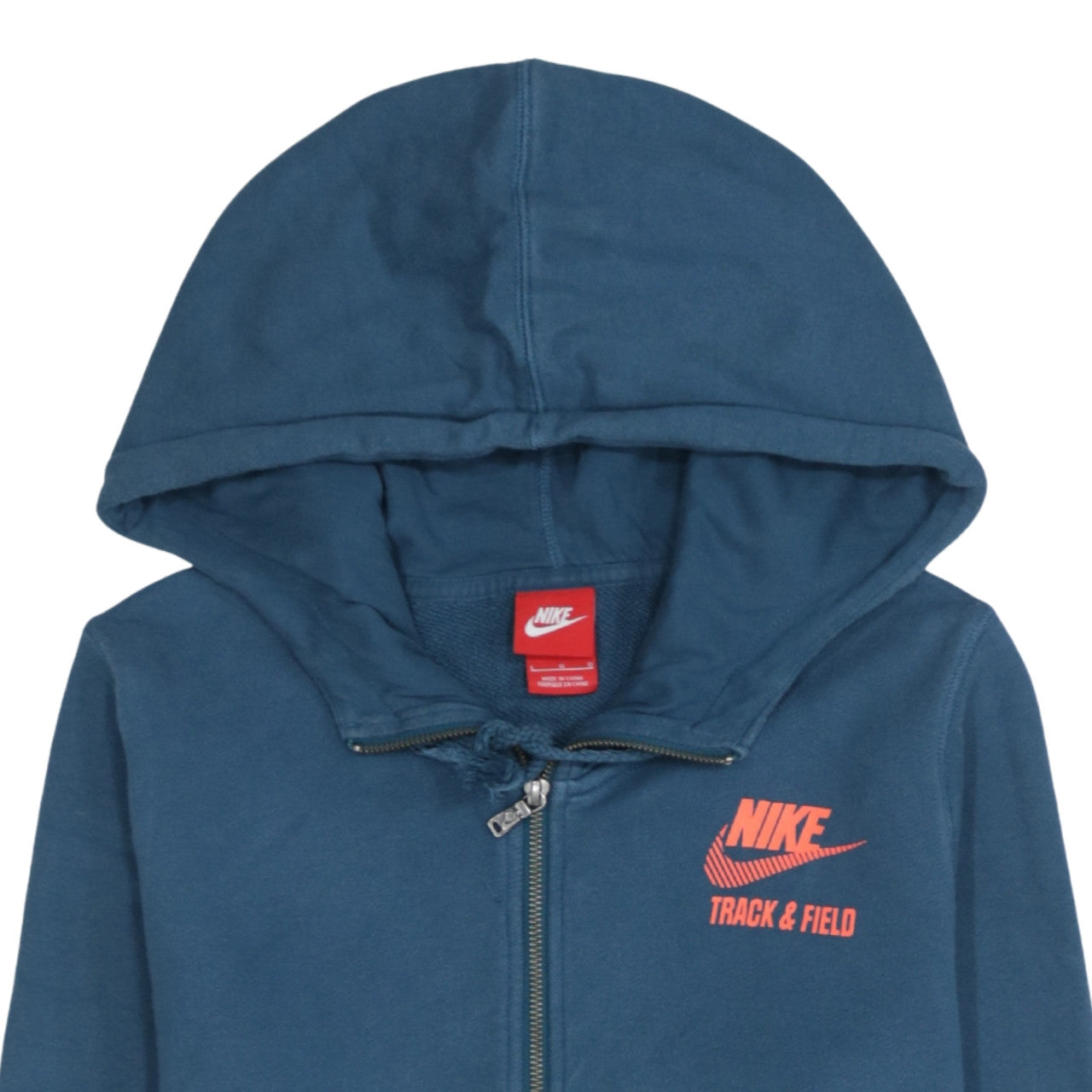 Nike Men's Blue Track & Field Full Zip Hoodie Size L