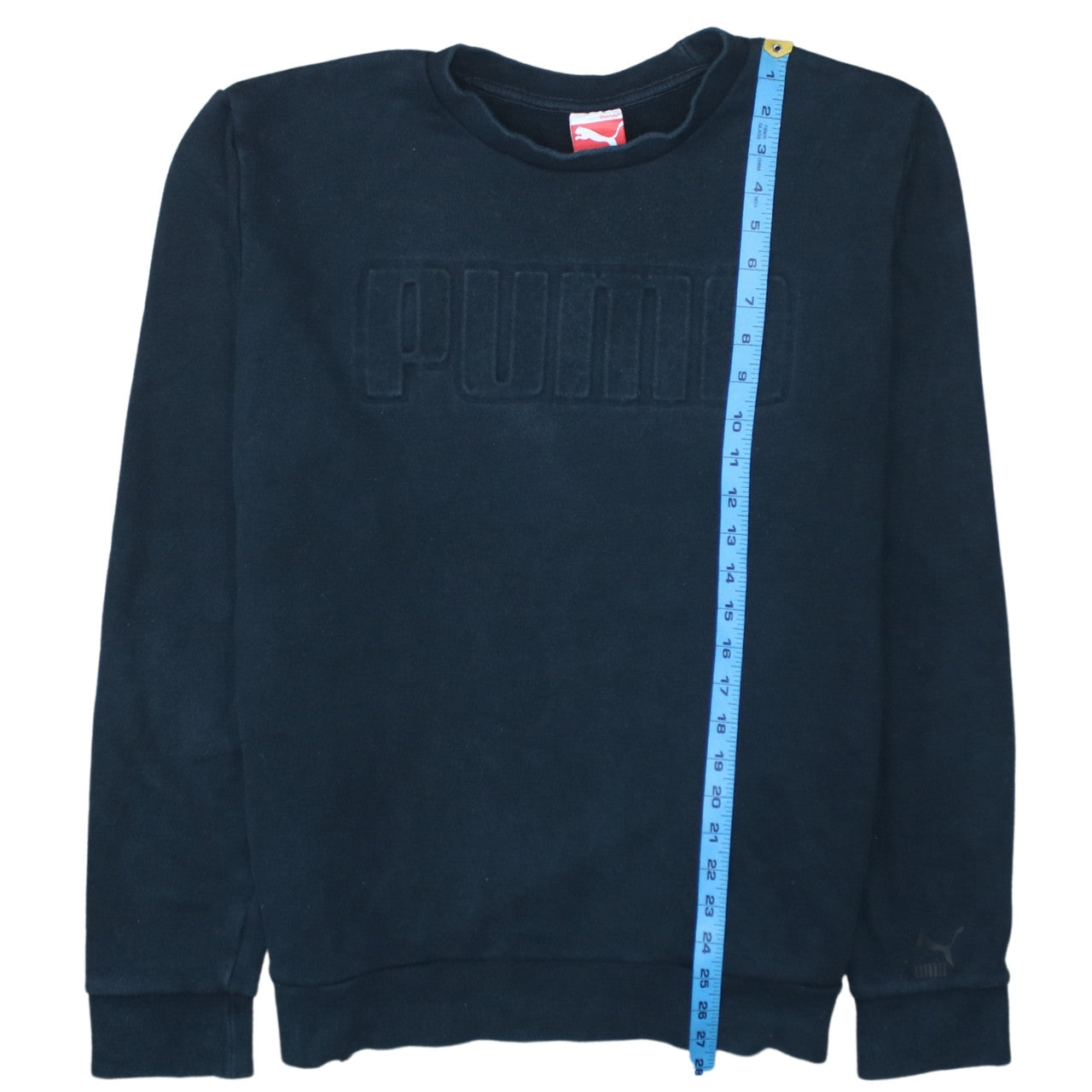 Puma Men's Black XL Pullover Sweatshirt Crew Neck Logo Sportswear