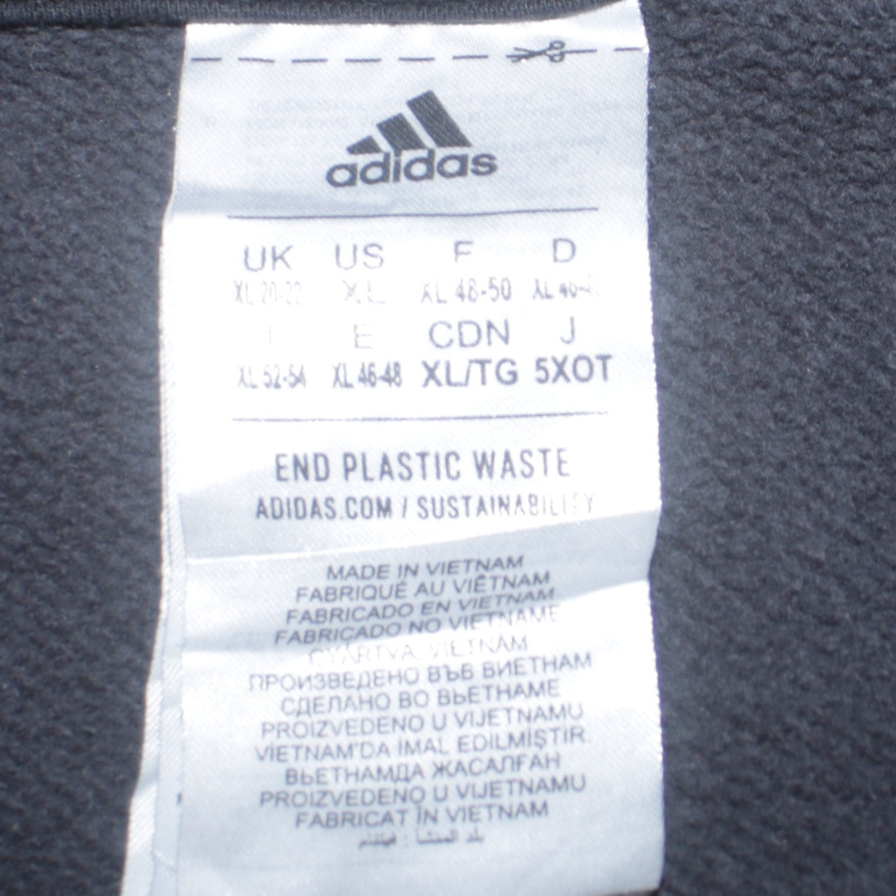 Adidas Women Black XL 1/4 Zip Sweatshirt Pullover Jumper Hoodies Top