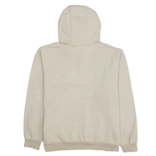 Ellesse Men's Beige Pullover Hoodie S Fleece Embroidered Logo