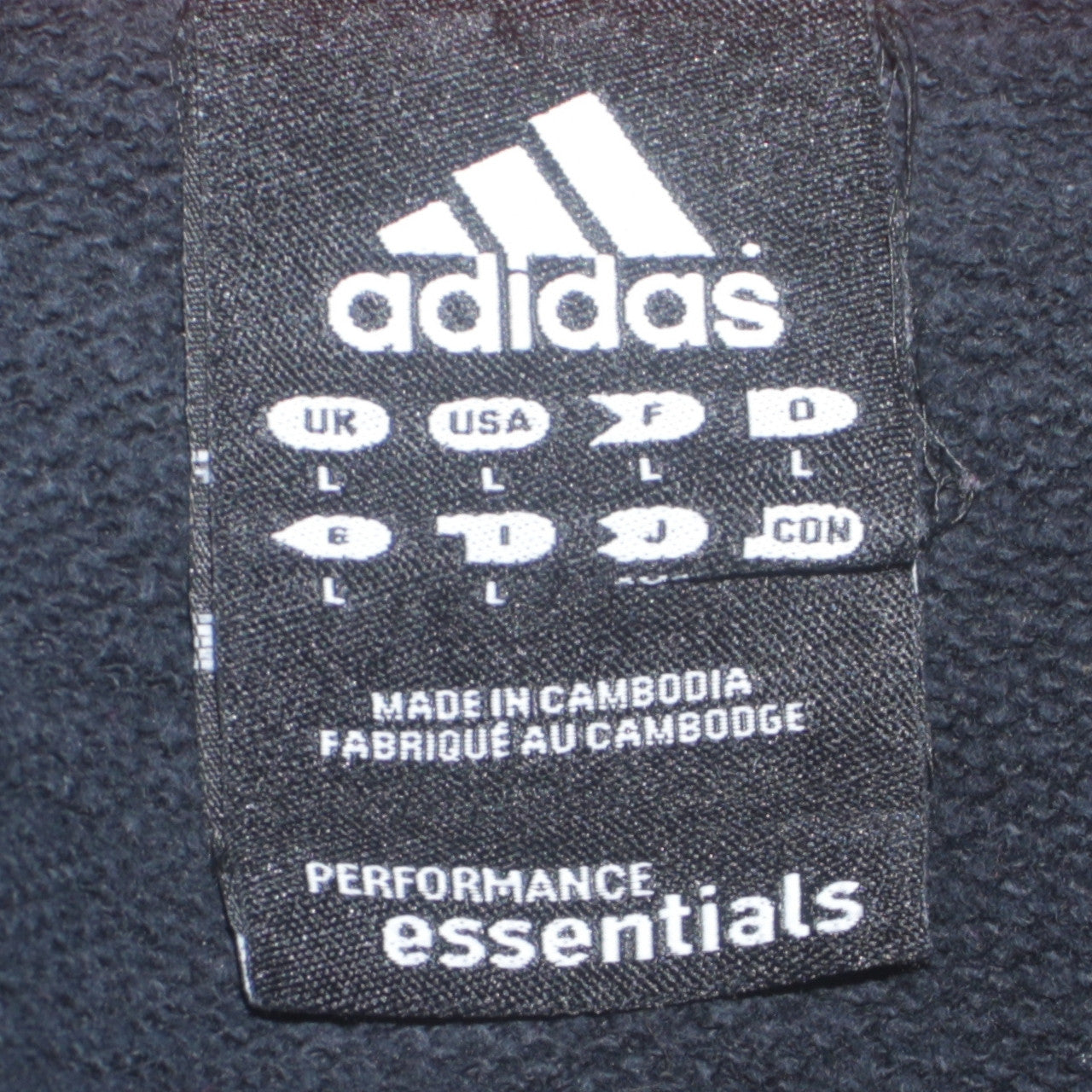 Adidas Mens Blue Pullover Hoodie L Essentials Sportswear