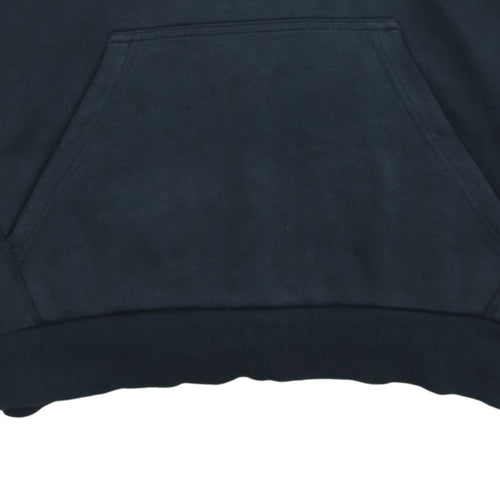 Adidas Mens Blue Pullover Hoodie L Essentials Sportswear