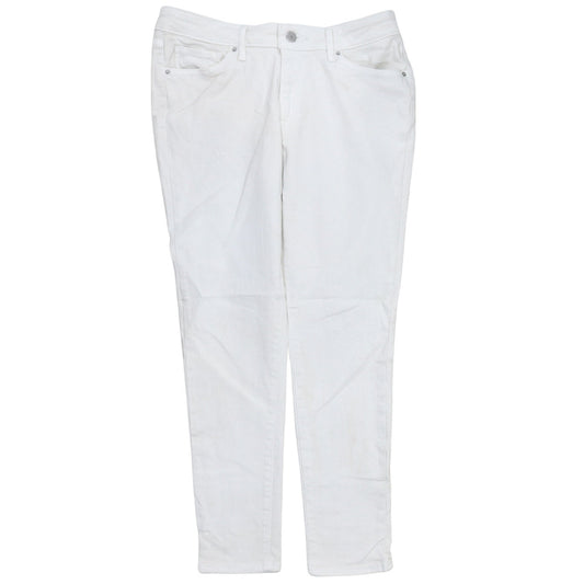 Levi's Women's White 711 Skinny Jeans Size 12 Slim Fit