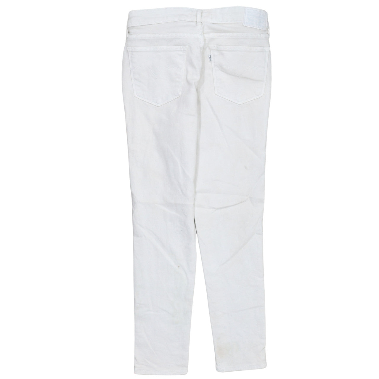 Levi's Women's White 711 Skinny Jeans Size 12 Slim Fit