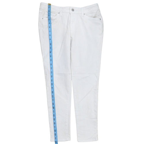 Levi's Women's White 711 Skinny Jeans Size 12 Slim Fit