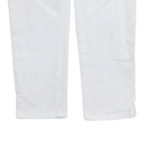 Levi's Women's White 711 Skinny Jeans Size 12 Slim Fit