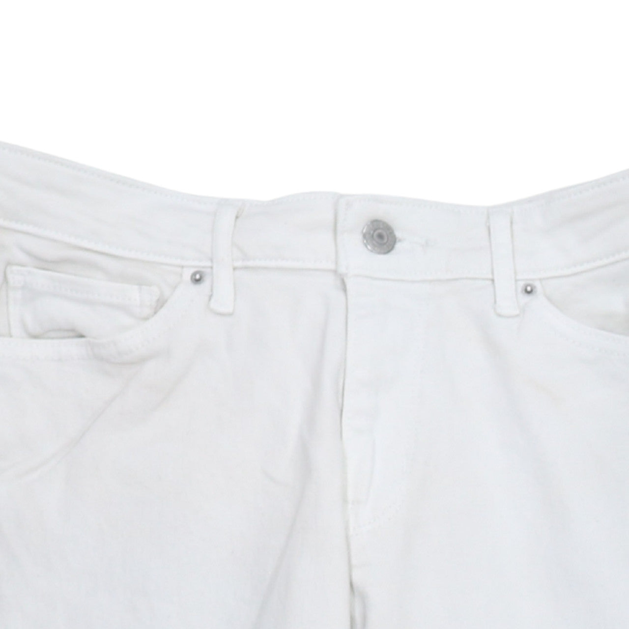Levi's Women's White 711 Skinny Jeans Size 12 Slim Fit