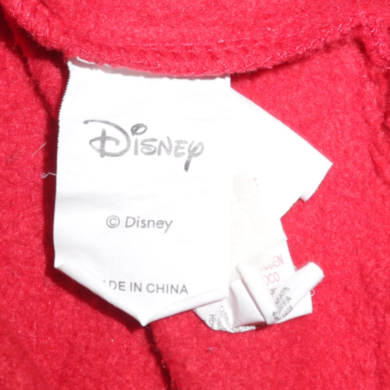 Disney Women's Red Mickey Mouse Pullover Sweatshirt Size S 10/12