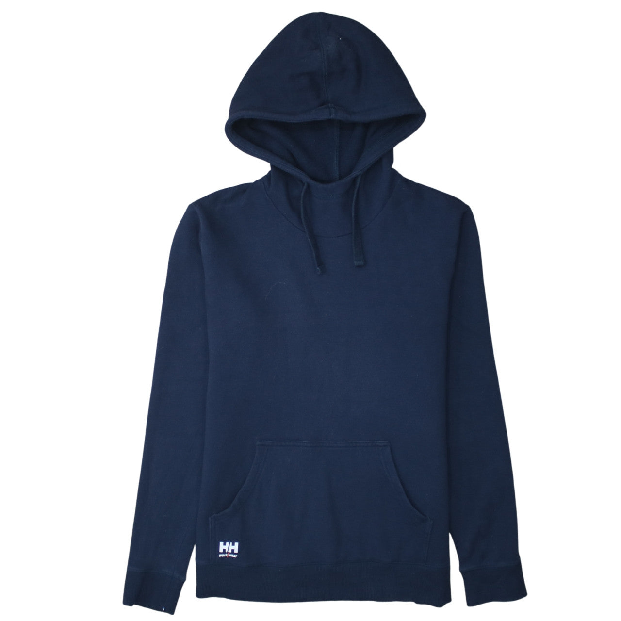 Helly Hansen Workwear Navy Blue Cotton Pullover Hoodie Womens L