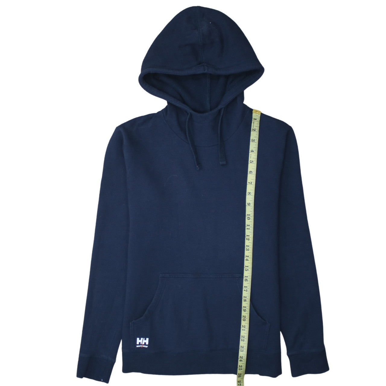 Helly Hansen Workwear Navy Blue Cotton Pullover Hoodie Womens L