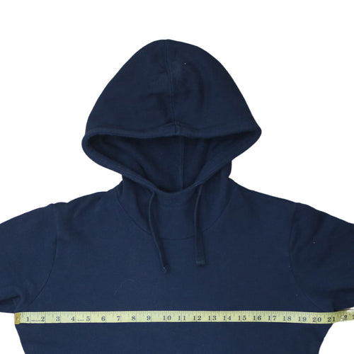 Helly Hansen Workwear Navy Blue Cotton Pullover Hoodie Womens L