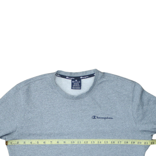 Champion Men's Grey Pullover Crew Neck Sweatshirt Size M