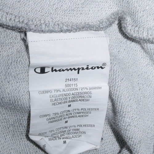 Champion Men's Grey Pullover Crew Neck Sweatshirt Size M