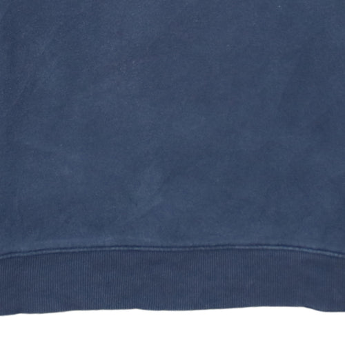 Tommy Jeans Men's Blue Logo Stripe Crew Neck Sweatshirt M