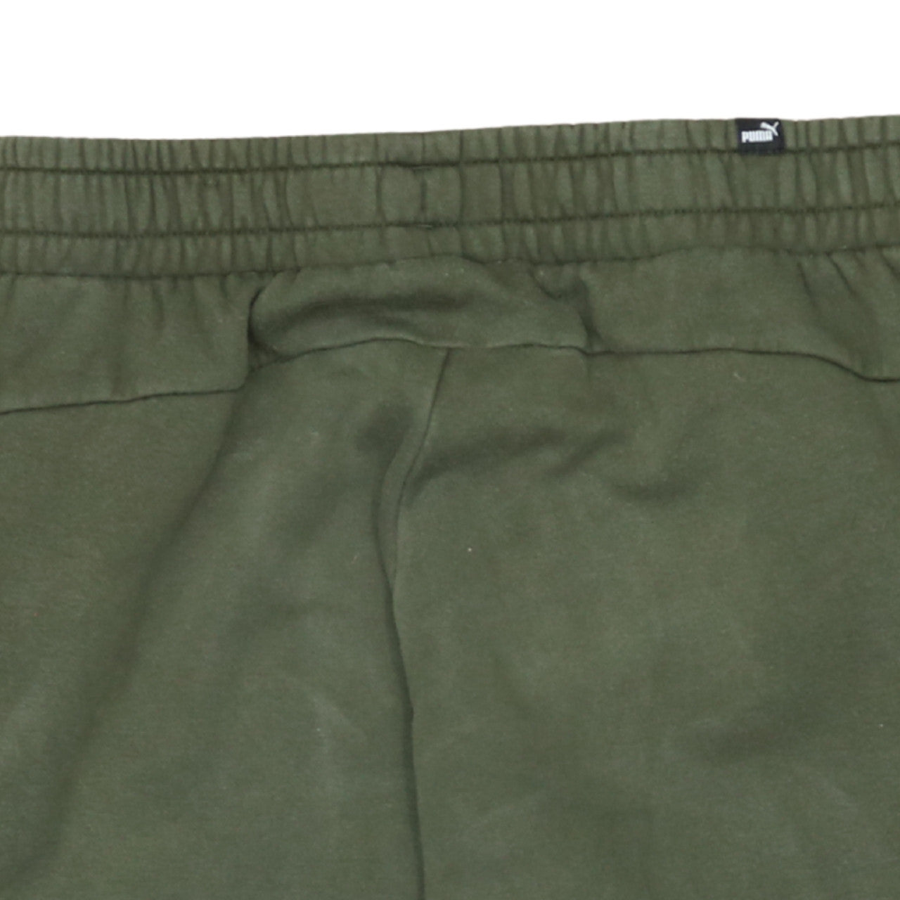 Puma Men's Green Jogger Sweatpants M Regular Fit Elastic Waist