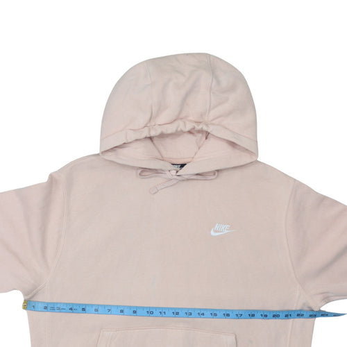Nike Womens Beige Pullover Hoodie Size M 80% Cotton Classic Fit