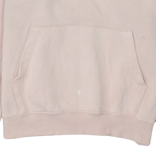 Nike Womens Beige Pullover Hoodie Size M 80% Cotton Classic Fit