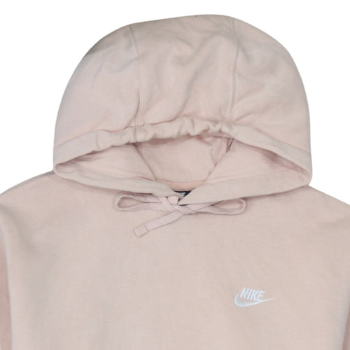 Nike Womens Beige Pullover Hoodie Size M 80% Cotton Classic Fit