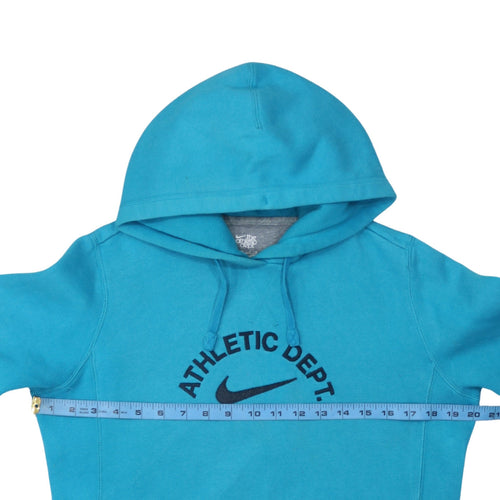 Nike Women's Blue Athletic Dept. Hoodie Size L 16/18 Pullover Sweatshirt