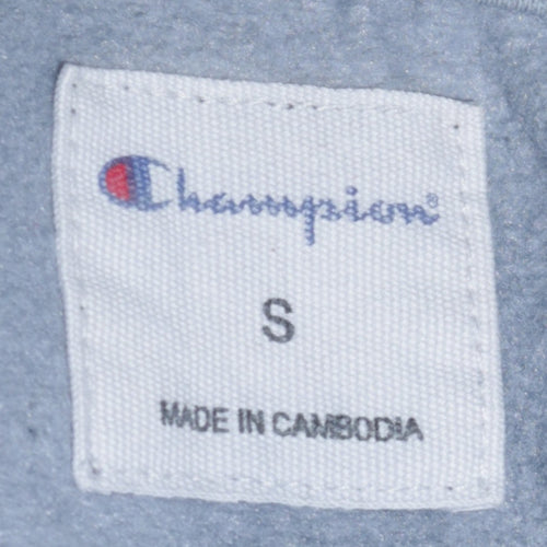 Champion Women's Black Blue Tie-Dye Pullover Hoodie Small