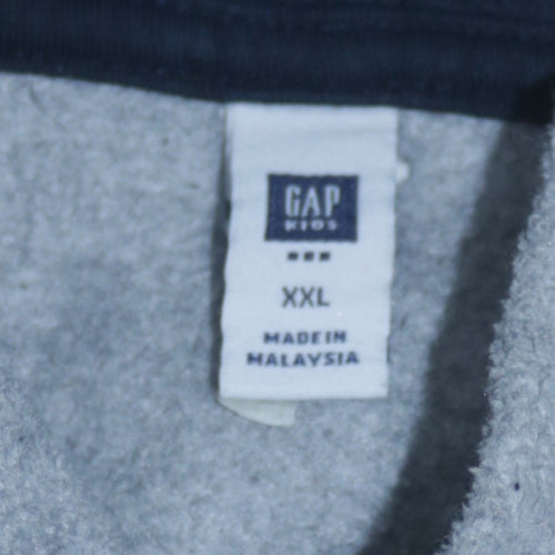 GAP Kids Grey Pullover Hoodie Teens XXL Cotton Blend