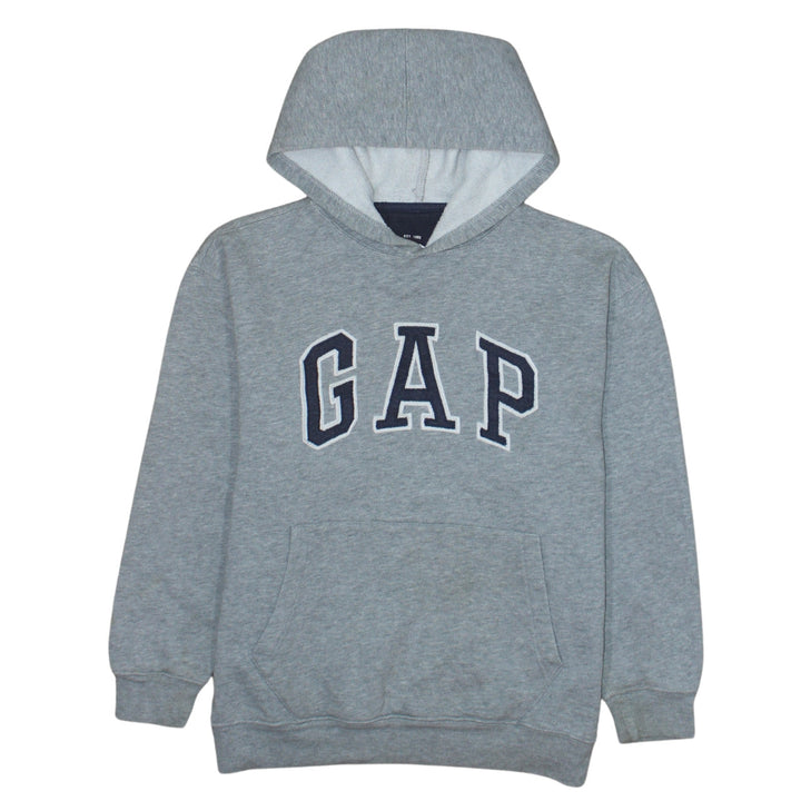 GAP Kids Grey Hoodie Sweatshirt XL 12 Cotton Blend Pullover