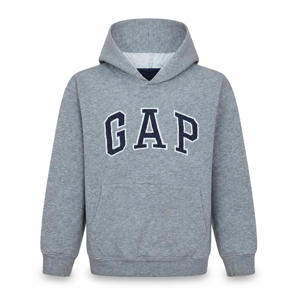 Gap Kids Grey Hoodie Sweatshirt XL 12 Cotton Blend Pullover