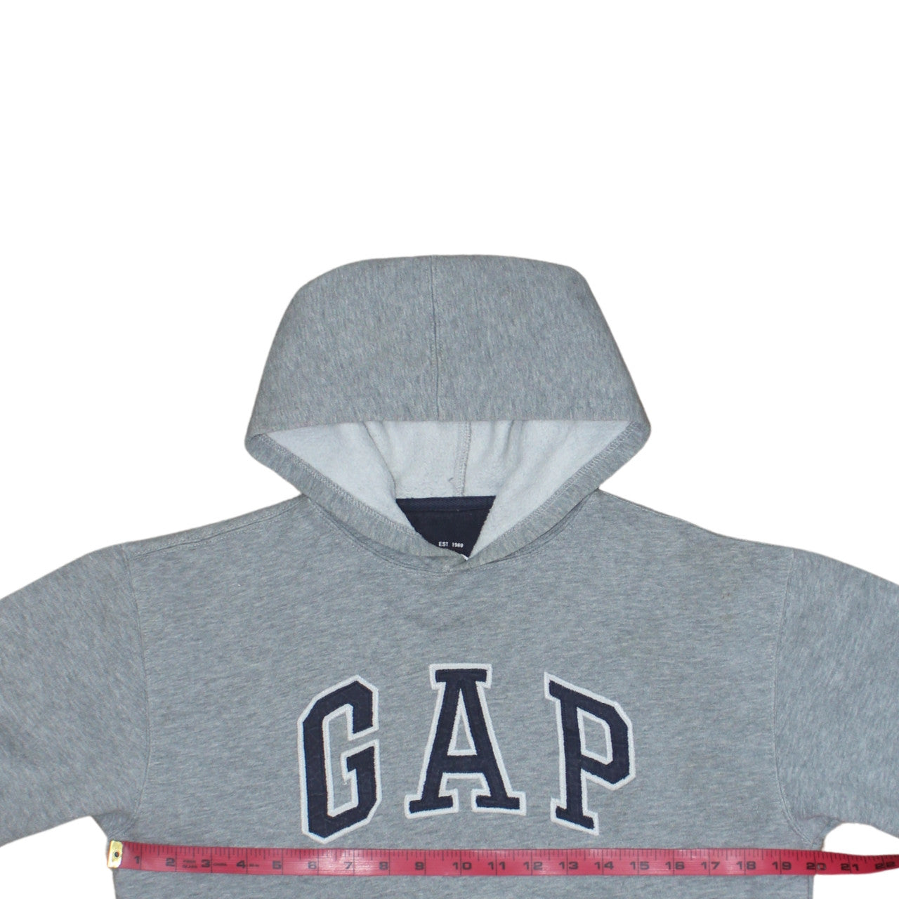 GAP Kids Grey Hoodie Sweatshirt XL 12 Cotton Blend Pullover