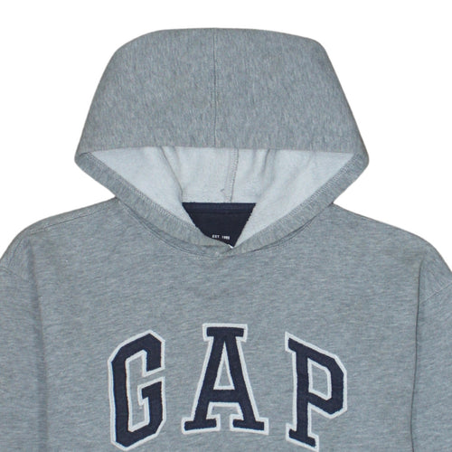 GAP Kids Grey Hoodie Sweatshirt XL 12 Cotton Blend Pullover