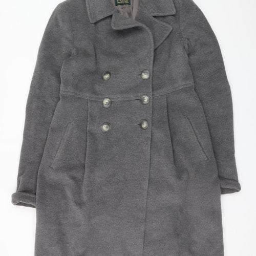 Blarney Woollen Mills Women's Grey Wool Blend Pea Coat Size 16
