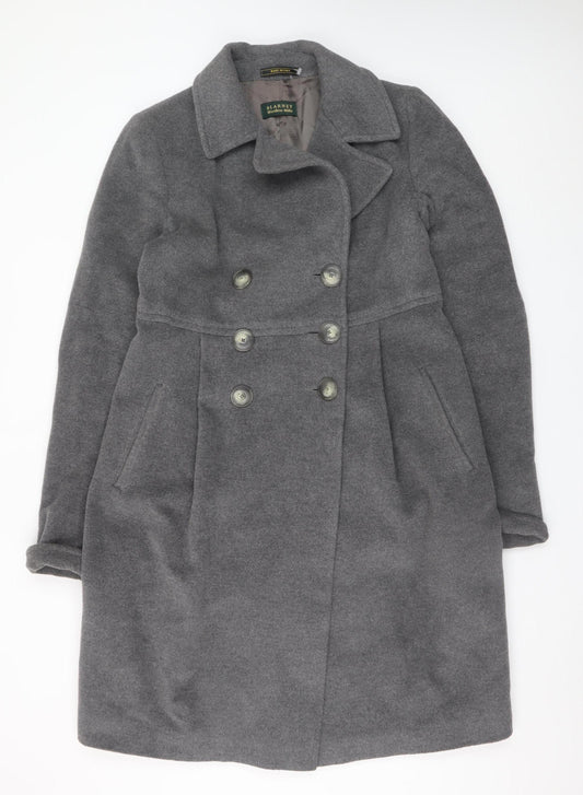 Blarney Woollen Mills Women's Grey Wool Blend Pea Coat Size 16
