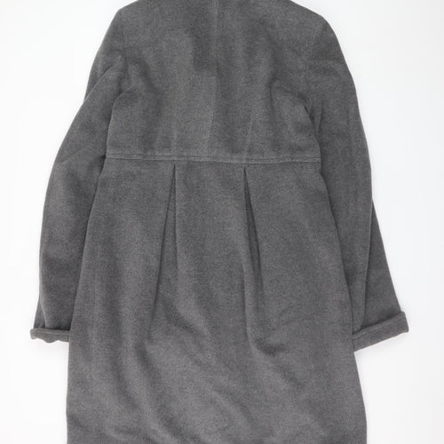 Blarney Woollen Mills Women's Grey Wool Blend Pea Coat Size 16